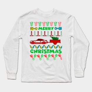 Merry chrismas, car guy, car enthusiast merry chrismas (911) Long Sleeve T-Shirt